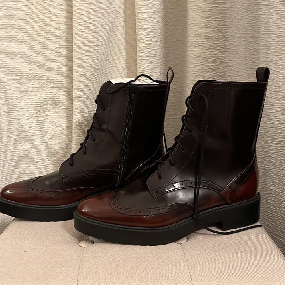 H&M brown ombré boots. Size 9.5. - Picture 8 of 9